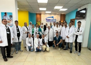 تدريب طلاب برنامج تميز طب وجراحة الحيوانات الأليفة في عيادات &quot;هابي بيتس&quot; لتعزيز التعاون مع كلية الطب البيطري بجامعة بنها