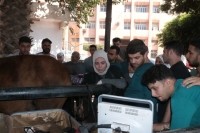 استخدام تقنية السونار في تشخيص الحالات المرضية بالمستشفى البيطري التعليمي بجامعة بنها
