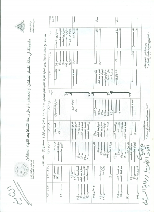 جدول توزيع محاضرات والدروس العملية للفرقة الثانية  للعام الجامعى 2015/2014 الفصل الدراسى الاول