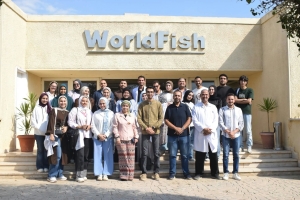 **كلية الطب البيطري بجامعة بنها تنظم زيارة علمية إلى مركز WorldFish Egypt للتعرف على أحدث تقنيات الاستزراع السمكي**
