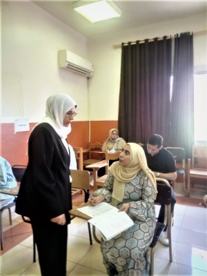 عميد الكلية تتفقد لجان إمتحانات الدراسات العليا بالكلية في أول أيام إمتحانات فصل الربيع 2025